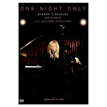 DVD Barbra Streisand – One Night Only: Barbra Streisand And Quartet Live At The Village Vanguard ( PROMO )