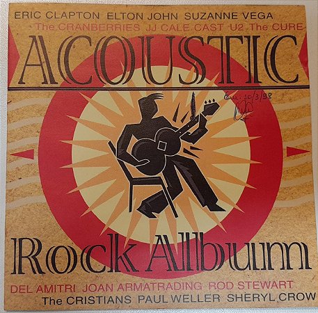 CD Acoustic Rock album(Vários artistas)