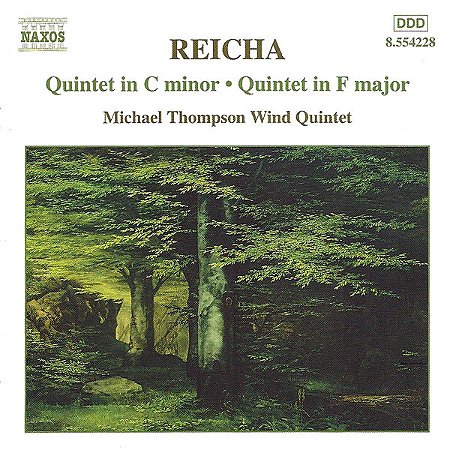 CD  Reicha,  Michael Thompson Wind Quintet – Quintet In C Minor • Quintet In F Major (Importado USA )