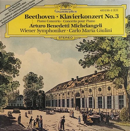 CD Ludwig van Beethoven, Arturo Benedetti Michelangeli, Wiener Symphoniker, Carlo Maria Giulini – Klavierkonzert No. 3 = Piano Concerto = Concerto Pour Piano