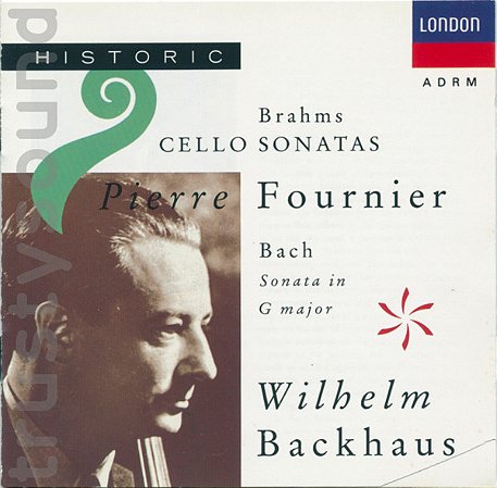 CD Wilhelm Backhaus, Pierre Fournier – Cello Sonatas. Sonata In G Major (IMP - USA)