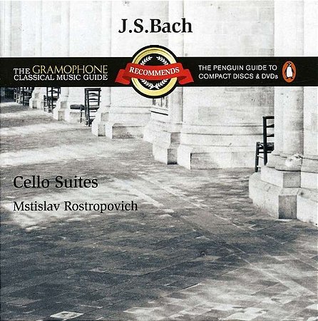 CD DUPLO  J.S.Bach - Mstislav Rostropovich – Cello Suites (IMPORTADO)