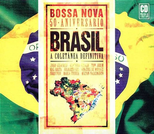 CD TRIPLO  Brasil - Bossa Nova 50 Aniversario - A Coletânea Definitiva ( Vários Artistas )