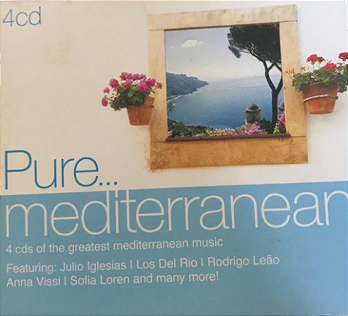 CD QUÁDRUPLO - Pure... Mediterranean ( Vários Artistas )