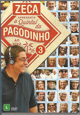 DVD  Zeca Apresenta O Quintal Do Pagodinho Ao Vivo 3 ( lacrado)