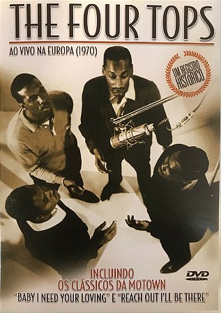 DVD - Four Tops – Ao Vivo Na Europa (1970)
