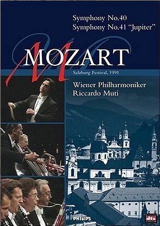 DVD Mozart, Wiener Philharmoniker, Riccardo Muti – Symphony No. 40; Symphony No. 41 "Jupiter" ( Importado )