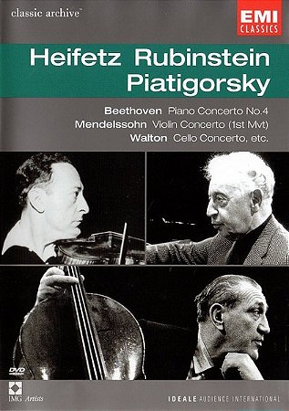 DVD Heifetz - Rubinstein - Piatigorsky