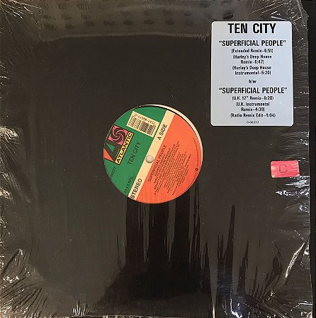 LP Ten City – Superficial People (Importado) (Novo)