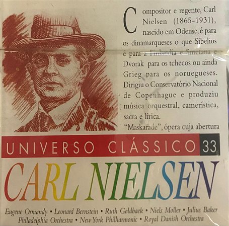 CD CARL NIELSEN - UNIVERSO CLÁSSICO ( Lacrado )