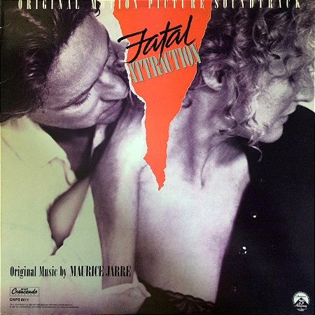 LP -Maurice Jarre – Fatal Attraction (Original Motion Picture Soundtrack)(LACRADO)