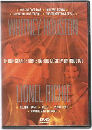 DVD - Whitney Houston & Lionel Richie – Os Dois Grandes Nomes Da Soul Music Em Um Único DVD