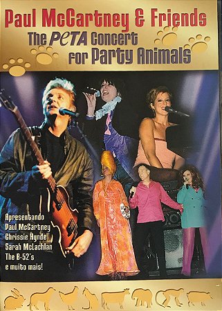 DVD- Paul McCartney e friends - The Poeta concert for party animals