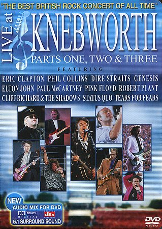 DVD DUPLO - Live At Knebworth - Parts One, Two & Three ( Vários Artistas )