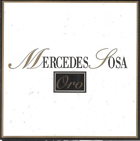 CD - Mercedes Sosa – Oro ( importado - Argentina )