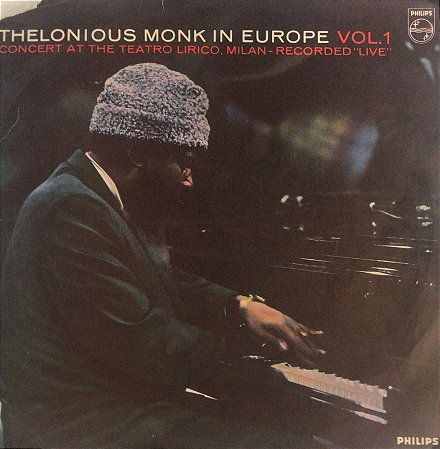 LP - Thelonious Monk Quartet* – Thelonious Monk In Europe Vol. 1