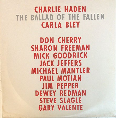 LP - Charlie Haden -The Ballad Of The Fallen