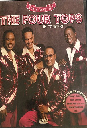 DVD - THE FOUR TOPS - IN CONCERT