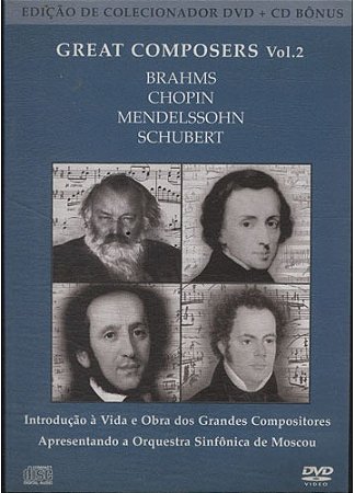 DVD + CD - Great Composers Vol.2 ( Brahms / Chopin / Mendelssohn / Schubert )