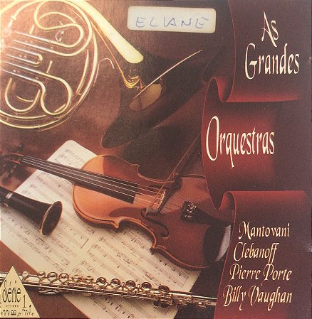 CD - As Grandes Orquestras - 4 em 1 ( Mantovani, Clebanoff, Pierre Porte, Billy Vaughan )