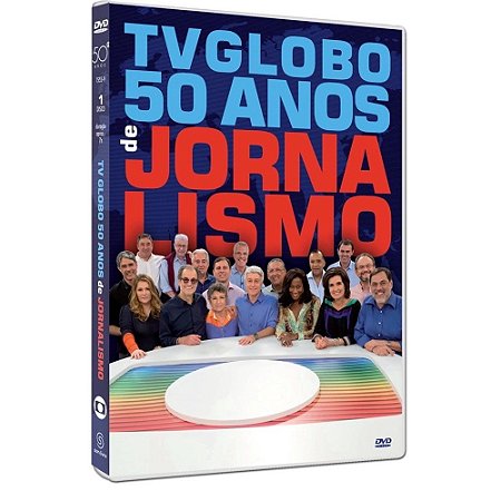 DVD - 50 Anos De Jornalismo -Tv Globo