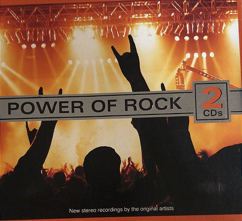 CD DUPLO - POWER OF ROCK ( Vários Artistas ) ( digipack)