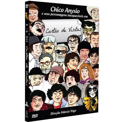 DVD - Chico Anysio - Personagens Inesquecíveis Em Cartão De Visitas