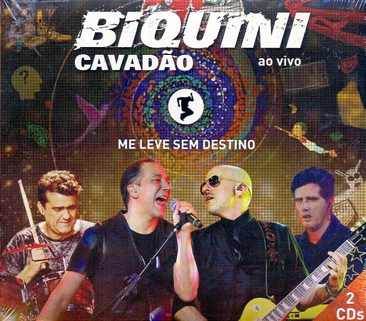CD DUPLO - Biquini Cavadão – Me Leve Sem Destino (Ao Vivo) ( Digipack )