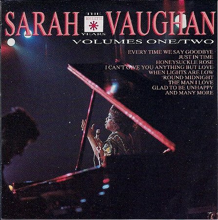 CD - Sarah Vaughan – The Roulette Years (Volumes One/Two) ( IMP - CANADÁ )