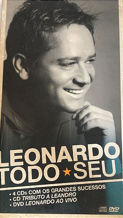 BOX - 5 CD + 1 DVD  - Leonardo – Todo Seu
