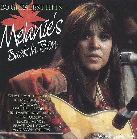 CD - Melanie – Melanie's Back In Town (20 Greatest Hits) ( IMP )
