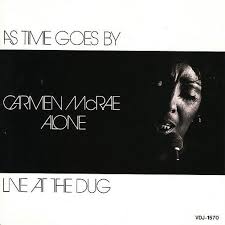 CD - Carmen McRae – As Time Goes By / Carmen McRae Alone / Live At The Dug ( IMP - JAPAN )