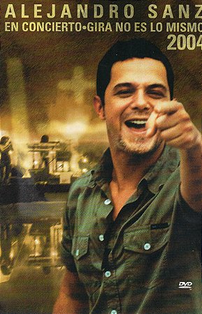 DVD Duplo - Alejandro Sanz – En Concierto - Gira No Es Lo Mismo 2004