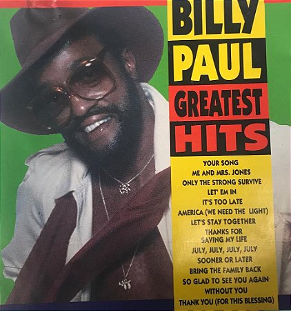 CD - Billy Paul - Greatest Hits