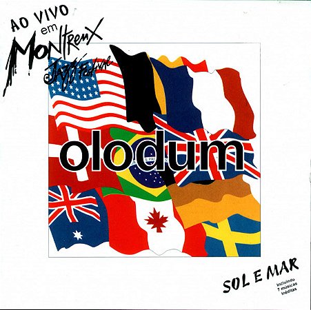 CD - Olodum – Sol E Mar Olodum Ao Vivo Em Montreux