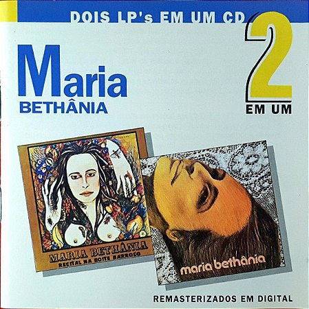 CD  -Maria Bethânia – Recital Na Boite Barroco / Maria Bethânia