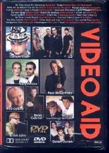 DVD - Video Aid  -Phil Collins Culture Club Elton John (Vários Artistas)