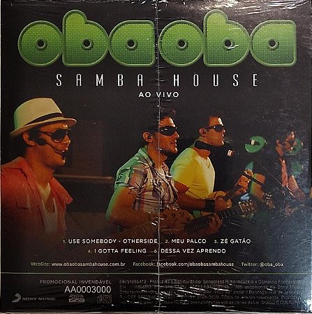 CD - Oba Oba - Samba House ao Vivo (Digipack)
