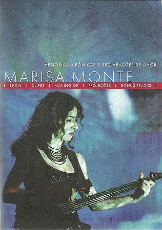 DVD -  MARISA MONTE - MEMÓRIAS, CRÔNICAS E DECLARAÇÕES DE AMOR