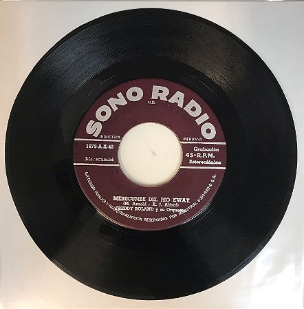 Compacto - Freddy Roland y Su Orquestra - Merecumbe del rio Kway / Besitos de coco