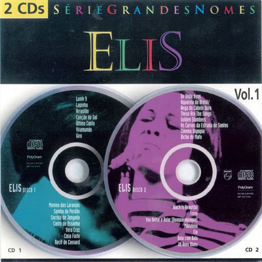 CD - Elis Regina - Série Grandes Nomes - Vol. 1 ( 2 Cds ) - Sem Contracapa