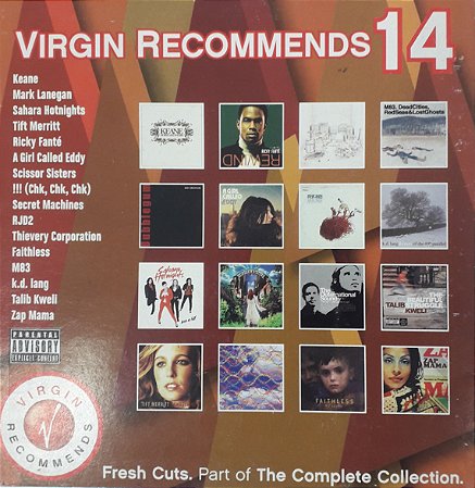 CD - Virgin Recommends, Vol. 14 (Digipack)  - IMP (Vários Artistas)