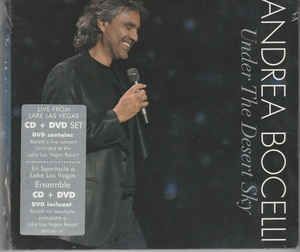 DVD (BOX CD+DVD) -  Andrea Bocelli ‎– Under The Desert Sky