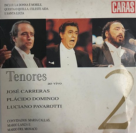 CD - Tenores ao vivo - Volume 2 (Coleção Caras)