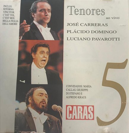 CD - Tenores ao vivo - Volume 5 (Coleção Caras)