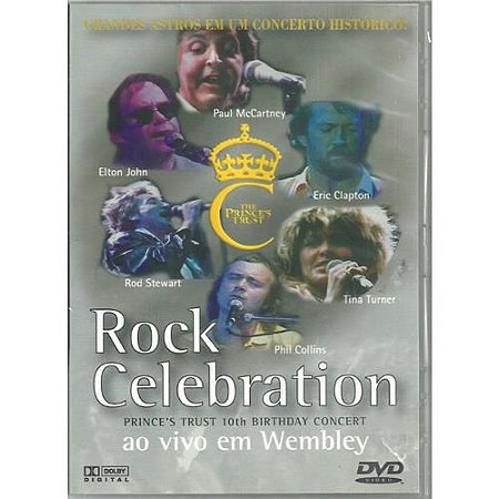 DVD - Rock Celebration - Prince's Trust 10th Birthday Concert - Ao Vivo Em Wembley (Vários Artistas)