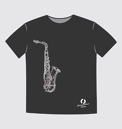 Camiseta Sax- preta