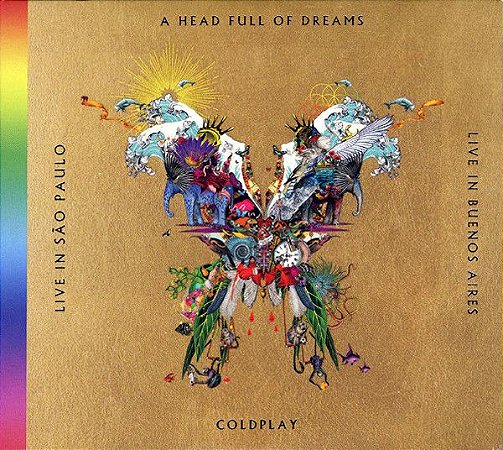 CD +DVD - Coldplay - Live In Buenos Aires + São Paulo + A Head Full Of Dreams - Lacrado -2 cds + 2 dvds) - Digipack