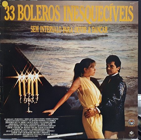 CD - 33 Boleros Inesquecíveis Sem Intervalo Para Ouvir E Dançar (Vários Artistas)