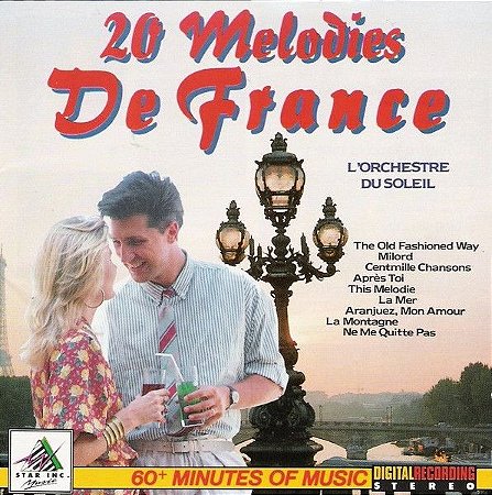 CD - 20 Melodies De France - L'Orchestre Du Soleil (Vários Artistas)